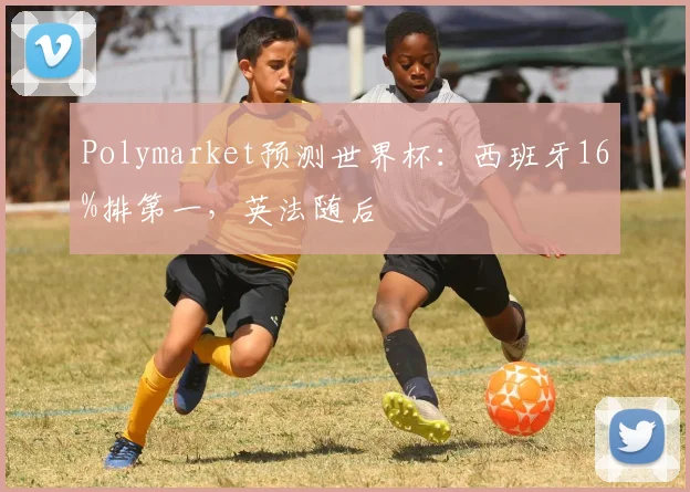Polymarket预测世界杯：西班牙16%排第一，英法随后