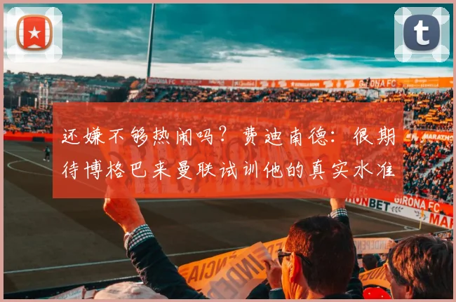 还嫌不够热闹吗？费迪南德：很期待博格巴来曼联试训他的真实水准